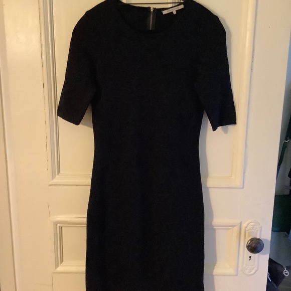 Black Gerard Darel Knit Bodycon Dress - Picture 1 of 4